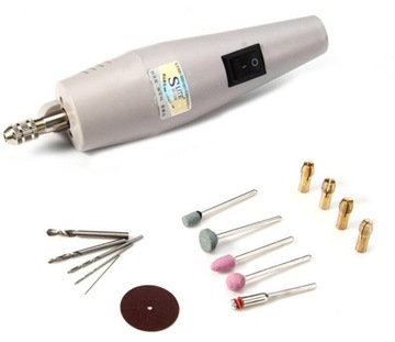 MINI WIERTARKA 12V W WALIZCE Z ZASILACZEM ZESTAW