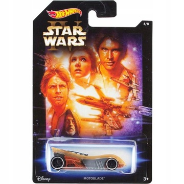 HOT WHEELS STAR WARS IV A NEW HOPE NOWA NADZIEJA MOTOBLADE 4/8