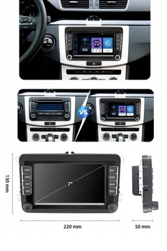 НАВИГАЦИЯ 2DIN РАДИО 7 VW SEAT SKODA PASSAT GOLF LEON OCTAVIA LEON ANDROID