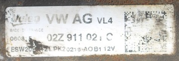 STARTÉR 02Z911021C VW SKODA AUDI SEAT