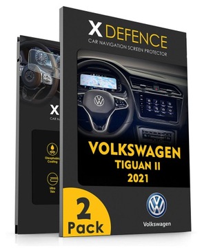 2w1 SZKŁO OCHRONNE NA NAWIGACJĘ EKRAN DO VOLKSWAGEN TIGUAN II 2021