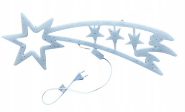РОЖДЕСТВЕНСКОЕ УКРАШЕНИЕ СВЕТОДИОДНАЯ ЗВЕЗДА МНОГОЦВЕТНАЯ