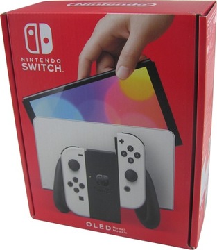 KONSOLA DO GIER NINTENDO SWITCH OLED NSW 64GB WHITE BIAŁA