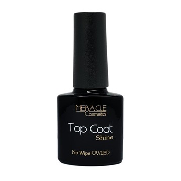 TOP COAT SHINE 7,5ml / NO WIPE / BEZ PRZEMYWANIA / MERACLE