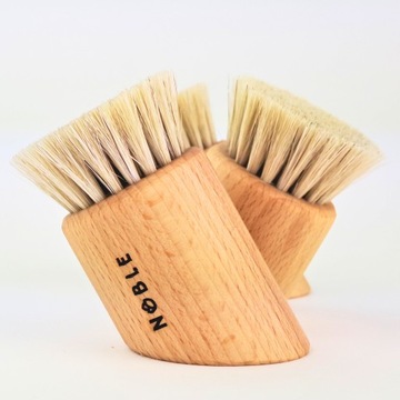 2x щетка для массажа против целлюлита и для сухого лица NOBLE