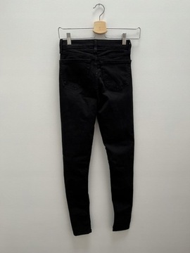 Topshop jamie spodnie jeans rurki DZIURY 25 36