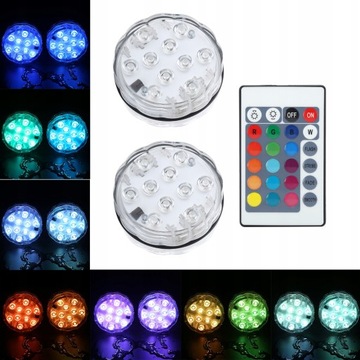 2X LAMPA LAMPKA PODWODNE BASENU BASENOWE LED