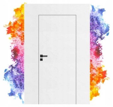 Kompetne Drzwi UKRYTE Sara Color P 70 na zewnątrz