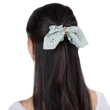 Ободок для волос FROTKA, шарф SCRUNCHIES, мятный