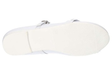 KOM45 ТУФЛИ ДЛЯ ПРИСОЕДИНЕНИЯ БАЛЕТНЫЕ ТУФЛИ БЕЛЫЕ 36