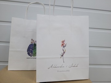 TORBA PAPIEROWA Z TWOIM LOGO A4 24x10x32 50 SZT