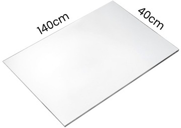 PLEXI / PLEKSI / PLEKSA / PLEXA - 140x40 cm - 4mm