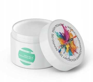 ОТЛИЧНЫЙ КРАСОЧНЫЙ ГЕЛЬ ВЫСОКОПИГМЕНТИРОВАННЫЙ ДЕКОРАТИВНЫЙ ГЕЛЬ 01 БЕЛЫЙ 5 мл