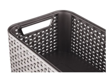 3x НАБОР КОРЗИН ИЗ РОТАНДОВОЙ КРЫШКИ CURVER