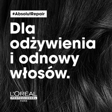 ABSOLUT REPAIR LOREAL MASKA ZNISZCZONE 500ML GOLD MASKA REGENERUJĄCA WŁOSY