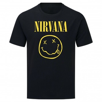 MĘSKI T-SHIRT NIRVANA SMILE ROZMIAR XL