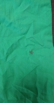 Zielona sukienka koszulowa defekt 40
