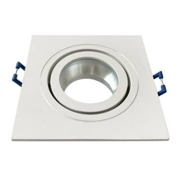 Halogen OPRAWA PODBITKA IP54 kwadrat biały do LED