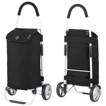 Wózek zakupowy na kółkach SKŁADANY Cruiser Classic Premium torba zakupowa