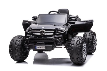 Автомобиль на аккумуляторе Mercedes DK-MT950 4x4 Black Electric Pilot Car