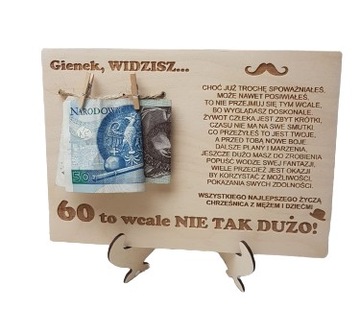 Prezent na 30 40 50 60 70 urodziny dla mężczyzny