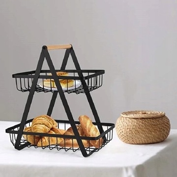 KOSZ na OWOCE Warzywa PATERA Koszyk MISA 2 poziomy