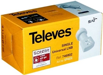 TELEVES ОДИН КОНВЕРТОР 0,3 дБ СЕРЫЙ КРАКОВ