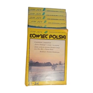 Łowiec Polski, numery 1-23/24, 1979 r. Rocznik kompletny.