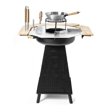 GRILL WĘGLOWY PALENISKO PLANSZA PŁYTA GRILLOWA 2w1