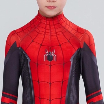 STRÓJ SPIDERMAN FAR FROM HOME Dorosły 180cm Najlepsza Jakość