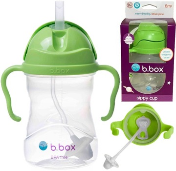 B.BOX INNOWACYJNY BIDON KUBEK Z OBCIĄŻONĄ SŁOMKĄ RURKĄ DLA DZIECI 240ml 503