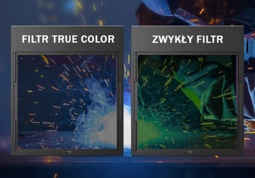 PRZYŁBICA SPAWALNICZA SAMOŚCIEMNIAJĄCA MAGNUM Z NAWIEWEM