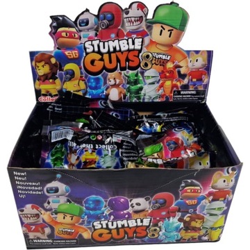 ФИГУРКА СУМКИ-СЮРПРИЗ STUMBLE GUYS + НАБОР ДЛЯ КОЛЛЕКЦИОНЕРА ИЗ 3 КАРТ