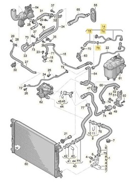 PŘÍVOD ODVZDUŠŇOVAT 8W0121081AN AUDI A4 A5