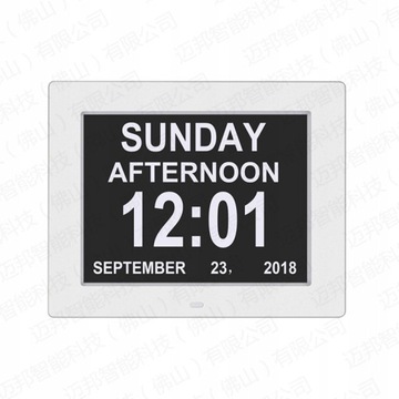 Digital Day Calendar Clock Medication Reminders