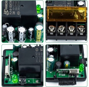 ПДУ 230В включение 2x RADIO TOGGLE AC 90-250V 30A до 70м