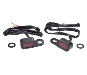 HARLEY TOURING SOFTAIL Kierunkowskazy Przód Ciemny