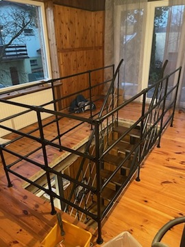 BLACK TUBE FI25 LOFT ЧЕРНЫЕ ПЕРИЛА АКЦЕНТ-ПРОИЗВОДИТЕЛЬ МЕБЕЛИ