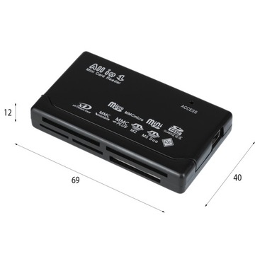КАРТРИДЕР USB SD SDHC SDXC MICRO MS CF XD MMC