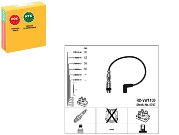 NGK PŘÍVODY ZAPALOVACÍ VW FOX 1,4 04-