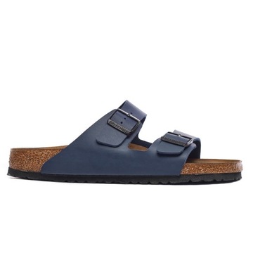 Klapki Męskie Birkenstock 0051751 ARIZONA BF Granatowe 42