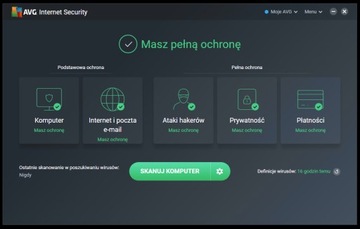 AVG Internet Security MultiDevice 5 ПК / 3 года