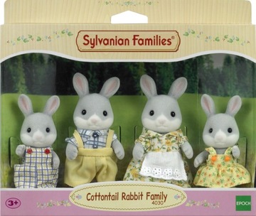 Sylvanian Families Rodzina Szarych Króliczków 4030