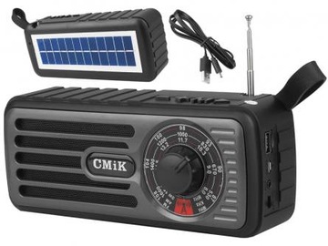 Radio przenośne solar Bluetooth USB MicroSD AUX
