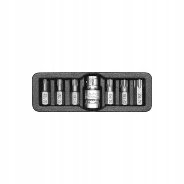 Yato Zestaw Bitów Torx 7Elem. T25-T55 Adapter