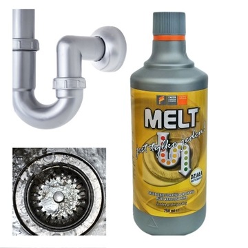 MELT środek do udrażniania rur kanalizacyjnych bardzo mocny 750ml