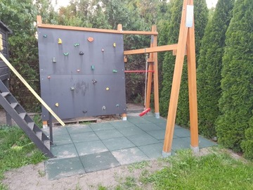 Квадратный коврик на резиновой основе 50x50x4,5 см, стабилизирующий игровую площадку