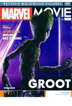 MARVEL MOVIE COLLECTION 9 + figurka Groot