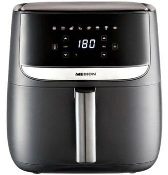 Frytkownica beztłuszczowa Air Fryer Medion 1700 W, 5,7 l, czarna