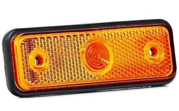 LAMPA LAMPKA OBRYSOWA LED POMARAŃCZOWA OBRYSÓWKA